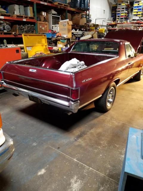 1968 el camino numbers match 327 with turbo 400. like new restored