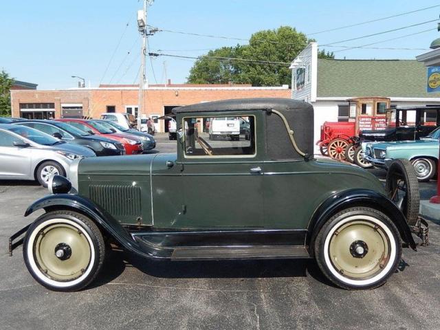 1928 chevrolet national series ab 3-window coupe 71,745 miles green coupe 4 cyl