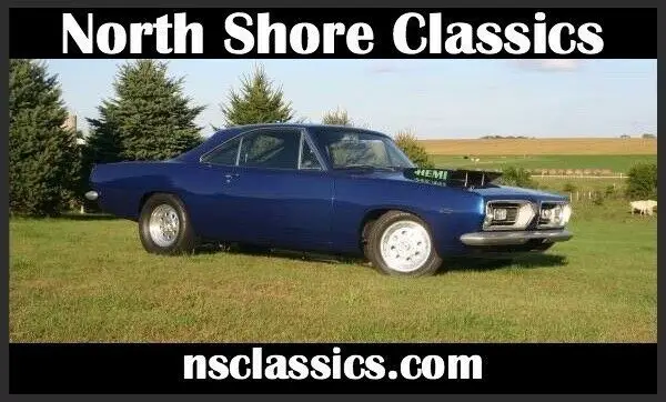 plymouth barracuda / cuda blue with 0 miles, for sale!