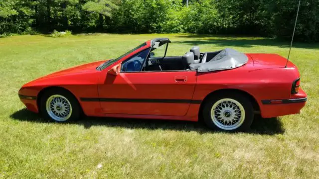 1988 mazda rx-7 76778 miles red convertible rotary 5 speed manual
