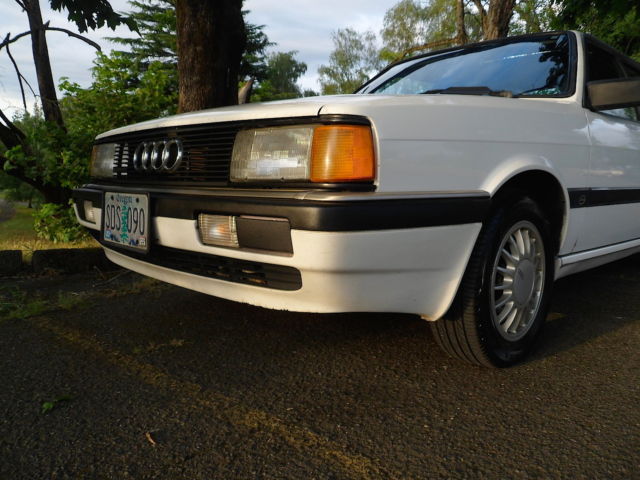 1987 audi quattro 4000 cs alpine white original 1 owner classic ur low reserve