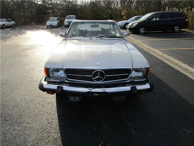 1976 mercedes benz 450 sl sl 97,100 miles silver automatic