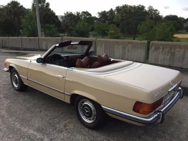 1973 mercedes benz 450sl roadster w107, 1 owner, 97k miles, two-tone*, leather *