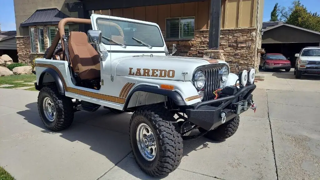 1985 jeep jeep suv white 4wd manual cj7