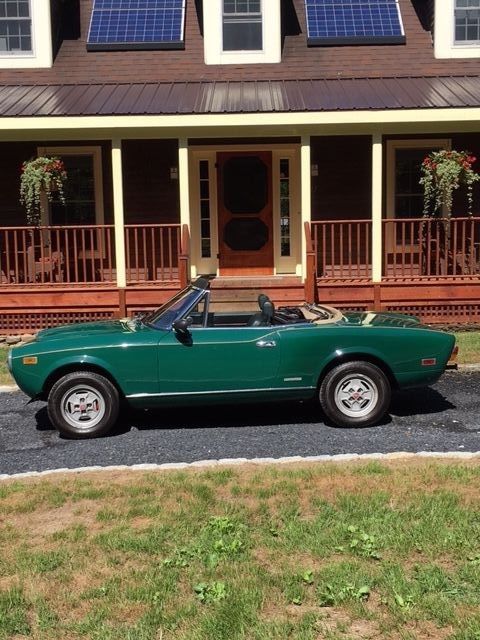 fiat spider pininfarina azzurra