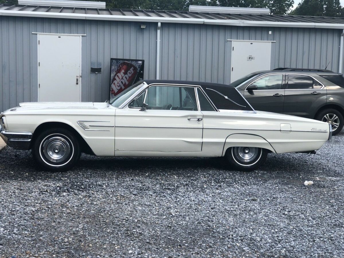 1965 ford thunderbird white rwd automatic landau