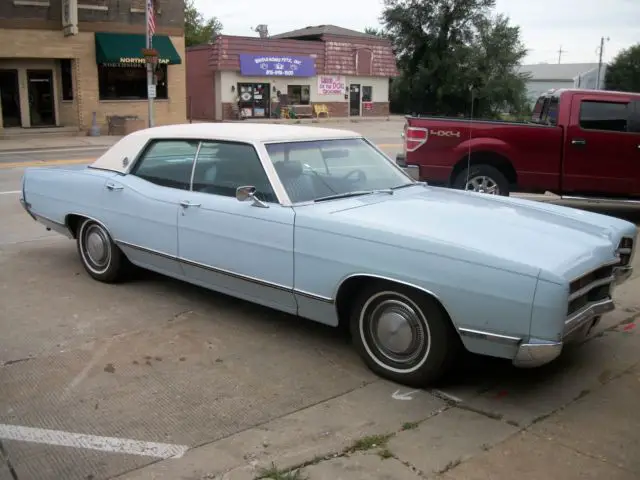 1969 ford ltd 4 door ht blue 390 ci v8 automatic a/c