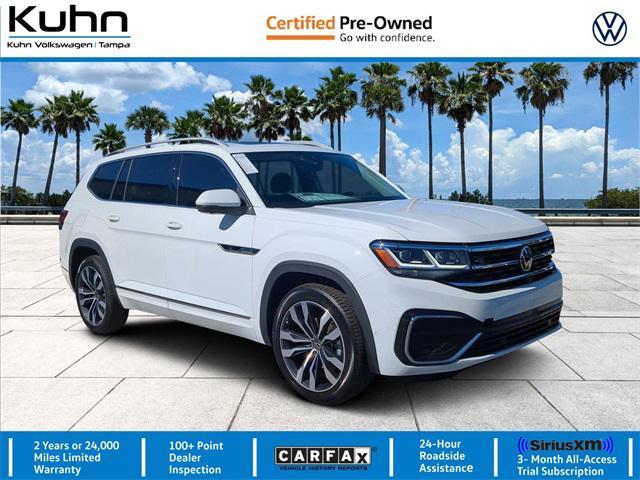 2022 volkswagen atlas 3.6l sel premium