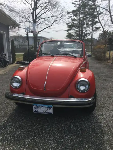 1979 volkswagen beetle - convertible red vw bug