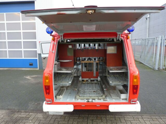 ford firetruck panel van ford transit mk 2 classic vtg germany 1980 feuerwehr