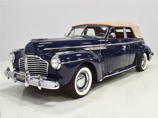 1941 buick roadmaster 71c 45059 miles monterey blue convertible sedan 320 cubic