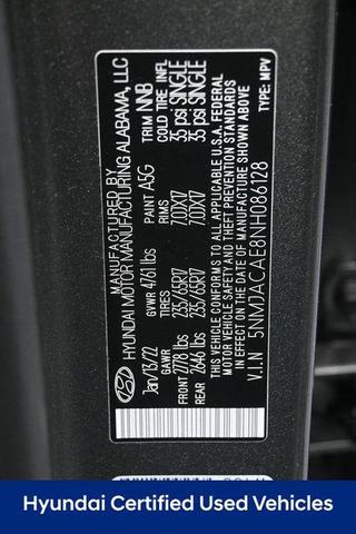 2022 hyundai tucson s