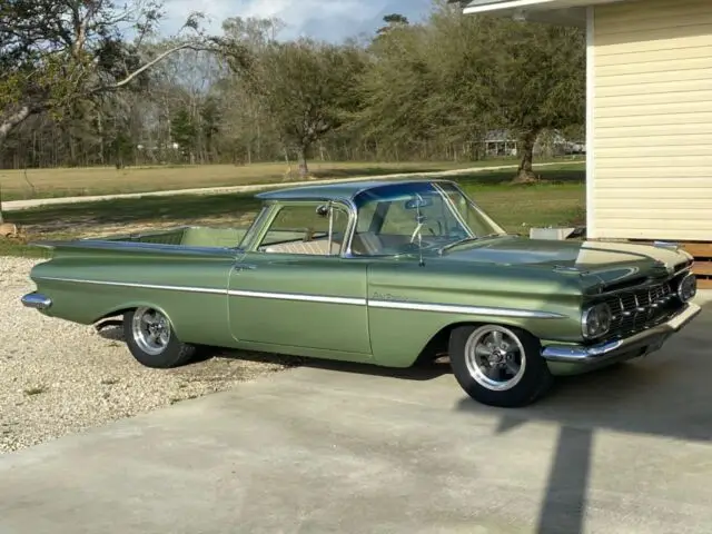 1959 el camino elcamino street rod survivor hotrod 350 v8 overdrive a/c classic