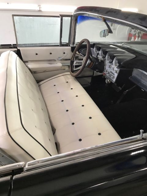 1960 lincoln continental convertible chop black new interior runs and drives nr
