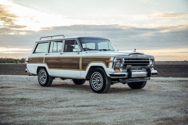 1991 jeep wagoneer suv white 4wd automatic
