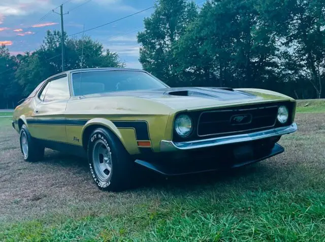 1973 ford mustang coupe green rwd automatic chrome