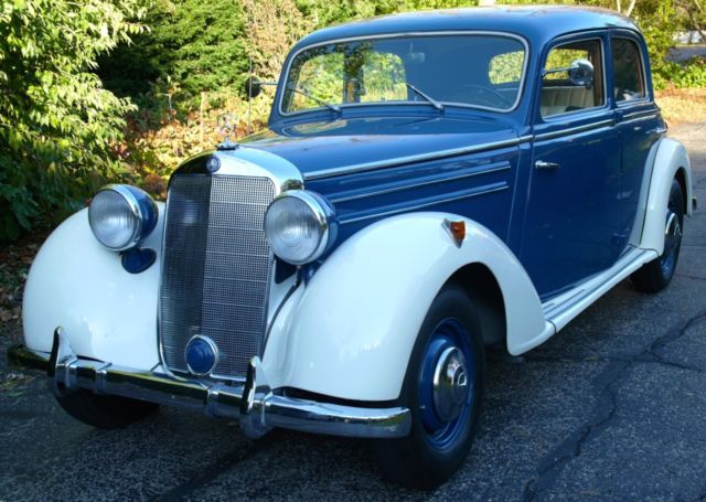 1950 mercedes benz 170s no rust 4-speed restored very good no reserve