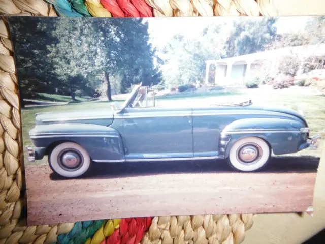 1946 mercury 69m convertible. currently disassembled