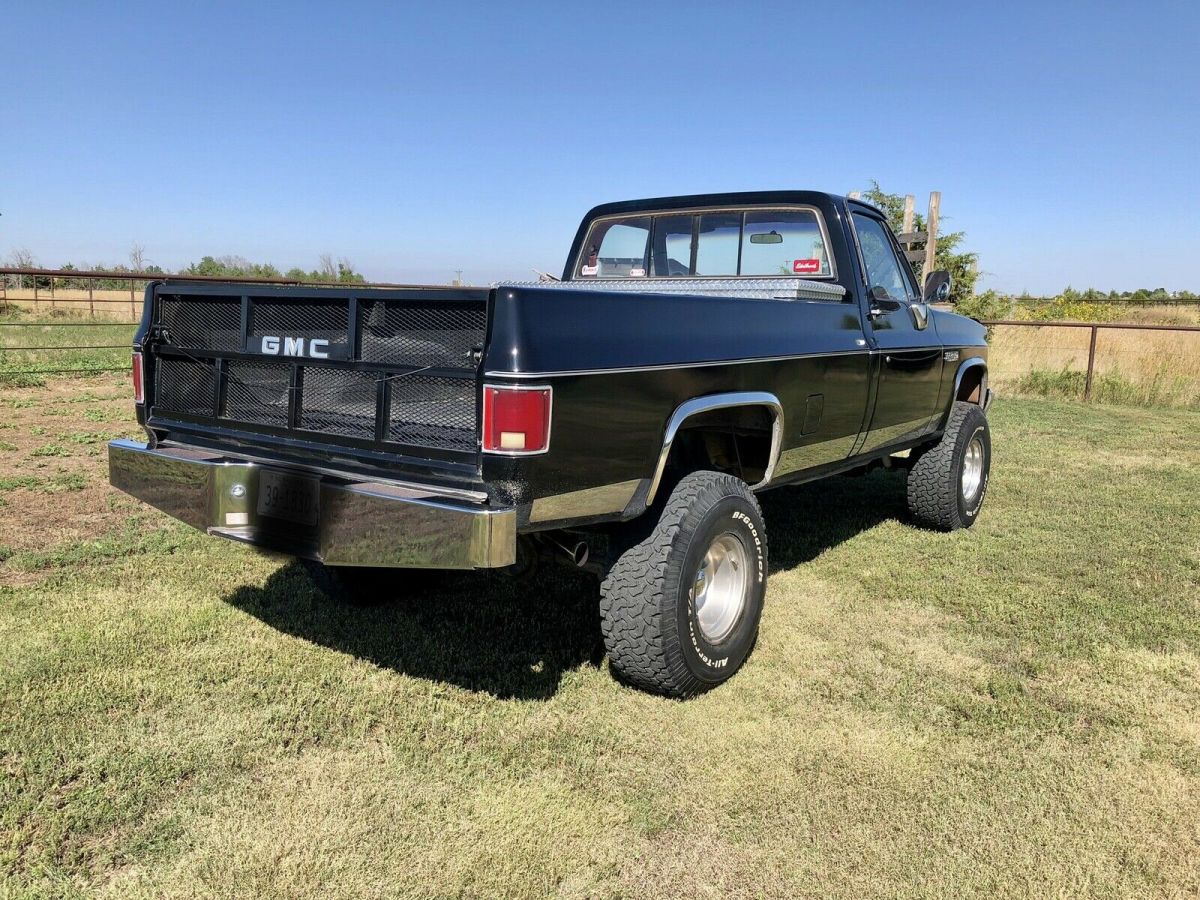 1984 gmc k1500 pickup black 4wd automatic