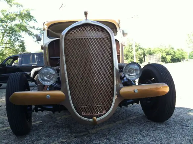 1937 custom dodge open engine hot rod
