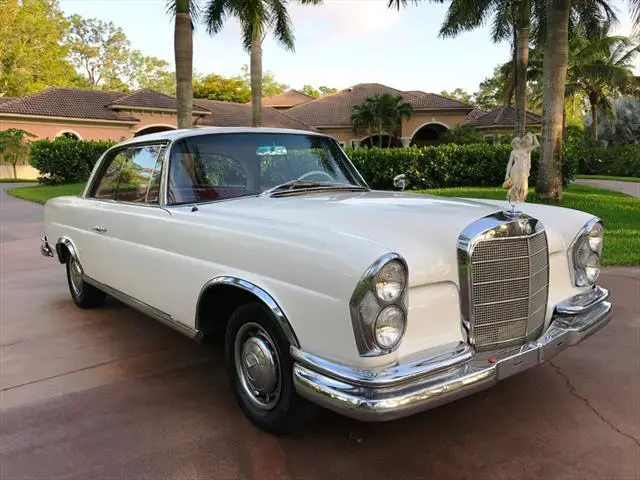 1963 mercedes-benz 220 se/b w111.021 0 white 127.984 automatic