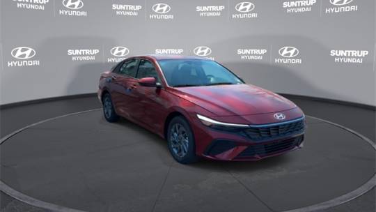 2024 hyundai elantra hybrid blue