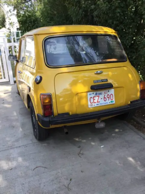 1979 austin mini 1000