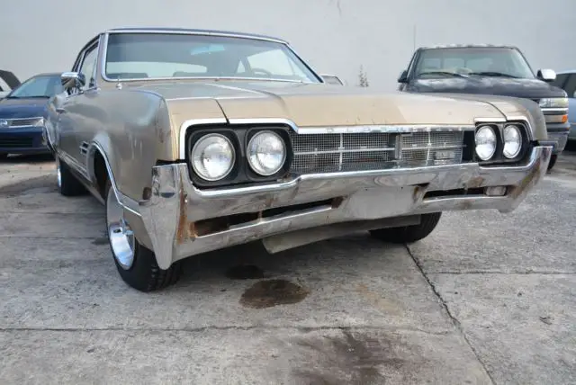 1966 oldsmobile cutlass 442 rare barn find all original everything in tact