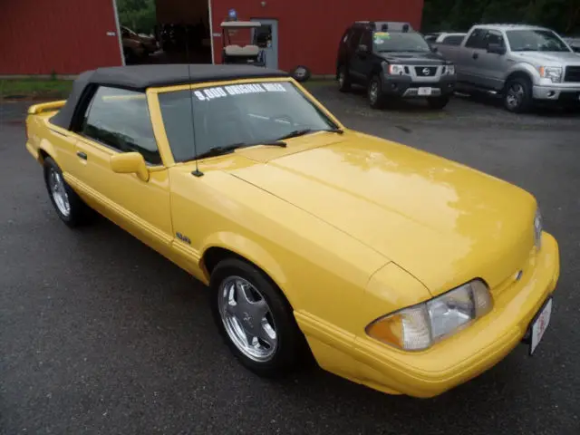 1993 ford mustang lx 5.0 convertible 5-speed manual only 9,800 miles fox body