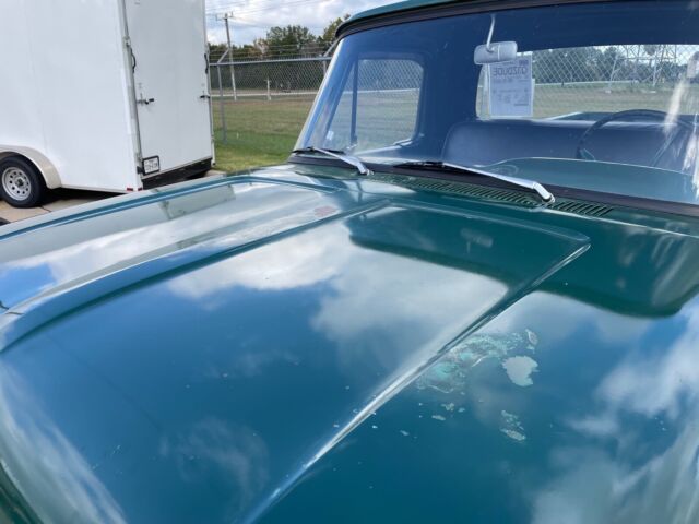 1965 ford f100 pickup green rwd manual