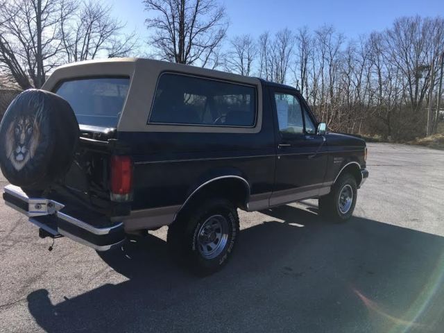 1989 ford bronco eddie bauer 4x4 4wd 5.0l automatic - no rust! look!