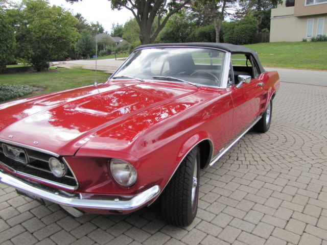 67 mustang convertible s code 4 speed great cond nada $83000