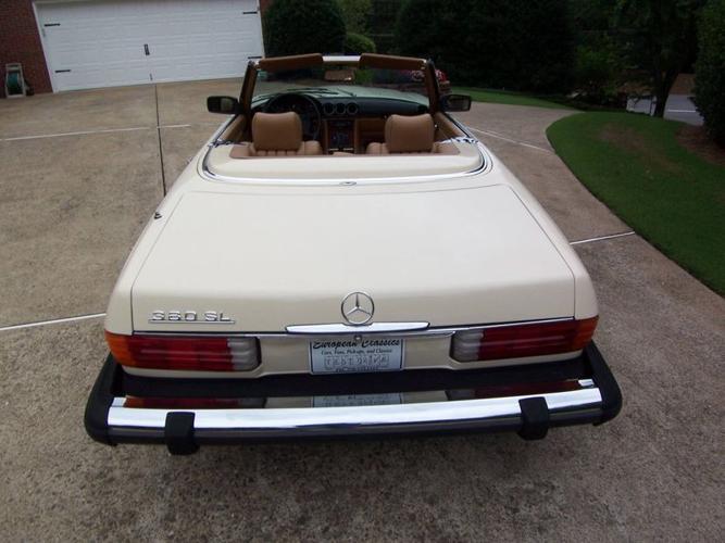 1981 mercedes-benz 380sl convertible with both tops in roswell, georgia
