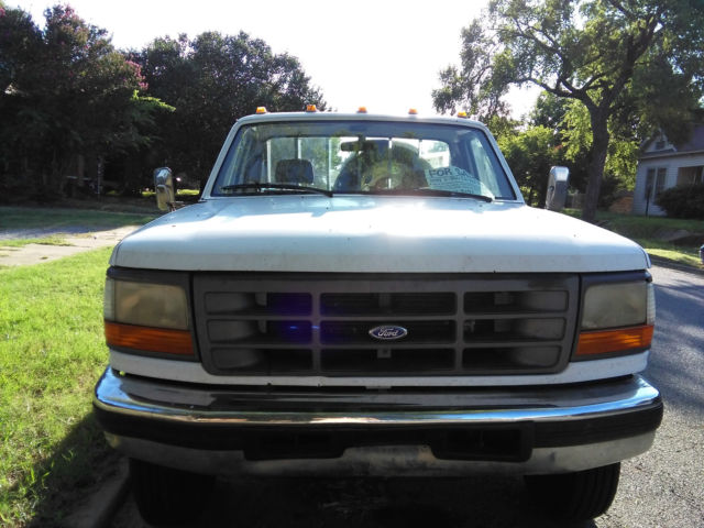 1994 ford f-450 15 foot flat bed diesel truck *lots of new parts*