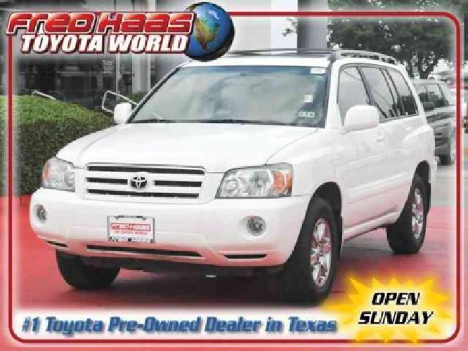 2007 toyota highlander 2wd v6 in spring, tx