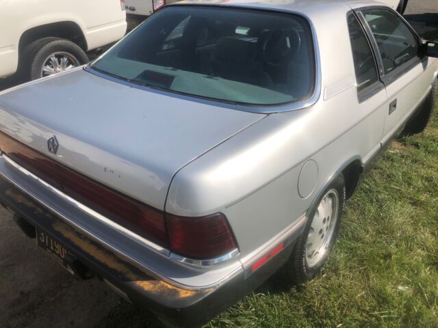 1987 chrysler lebaron coupe grey fwd automatic premium