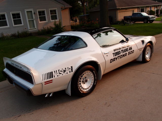 rare 81 turbo trans am nascar daytona 500 pace car 30k miles all original
