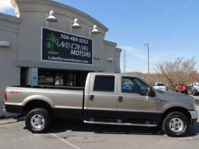 2003 ford super duty f-350 srw lariat**4x4**htd.lthr.**crew**diesel* in denver, nc