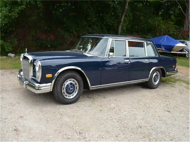 1966 mercedes benz 600 swb dark blue, celebrity owned