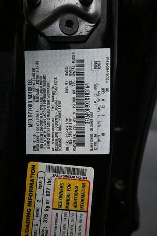 2018 ford fusion se