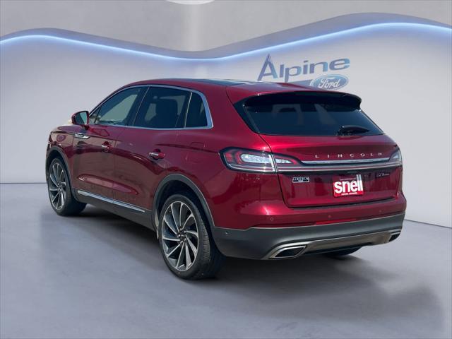 2019 lincoln nautilus reserve
