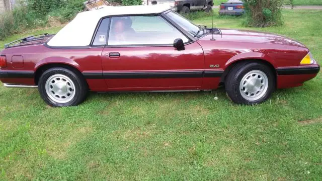 ford mustang lx 5.0 convertible low miles