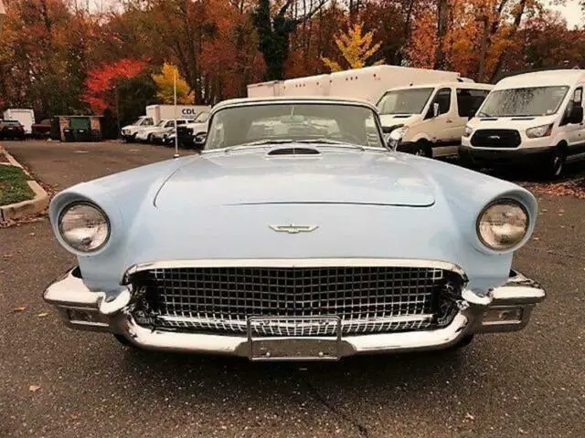 1957 ford thunderbird convertible automatic rwd v8 4.0l gasoline