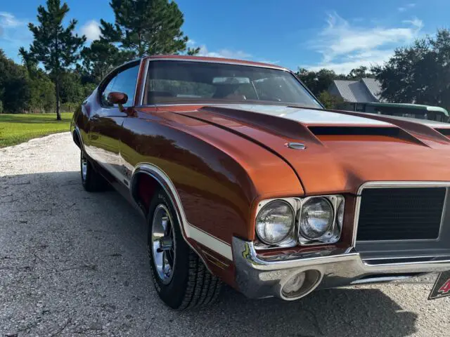 1971 oldsmobile 442 w30 coupe orange rwd automatic w30