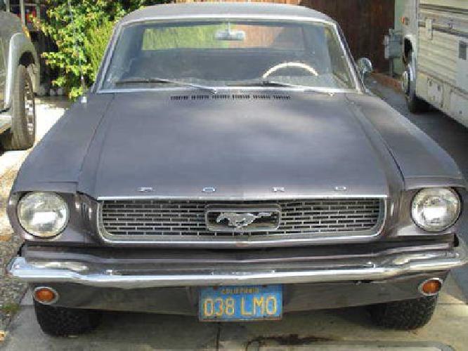 1966 ford mustang- grey-with bench front seat in san jose, ca