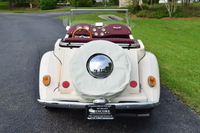 1952 mg td roadster replica w/fiber fab body kit 2447 miles convertible serviced