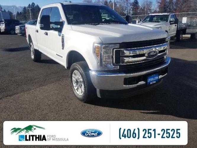 2018 ford f-250 super duty xlt 4x4 xlt 4dr crew cab 8 ft. lb pickup for sale in missoula, montana