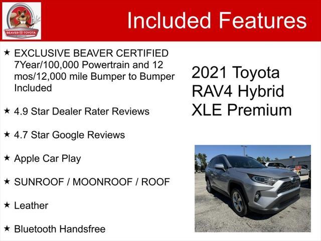 2021 toyota rav4 hybrid xle premium