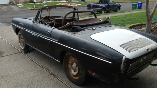 1963 renault caravelle, removable tonneau top, extremely rare car, 4 speed man