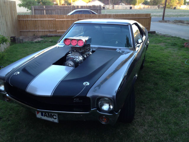 1969 amc amx 390 dyer's 8-71 supercharged thm400 9 inch blown blower